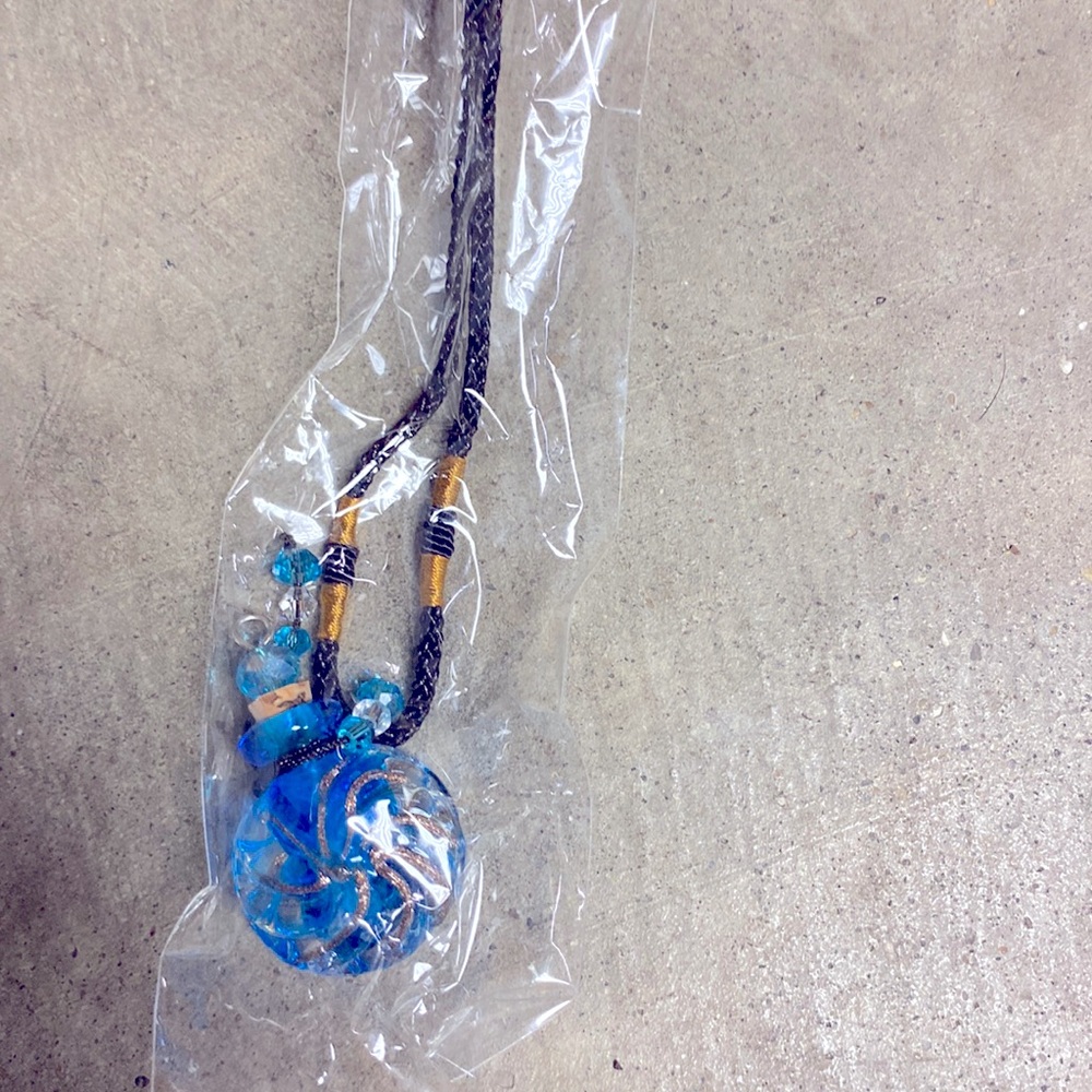 Glass Bottle Vial Novelty Necklace